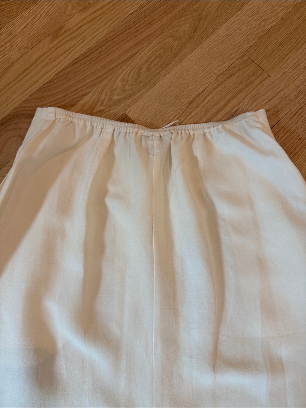 Citron Santa Monica Button-Front Maxi Silk Linen Skirt - Picture 12 of 13